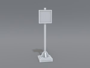 road signs 3D 프린트 모델