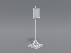 road signs 3D 프린트 모델