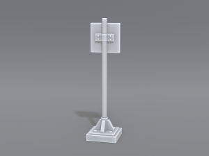 road signs 3D 프린트 모델