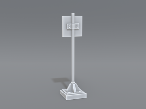 road signs 3D 프린트 모델