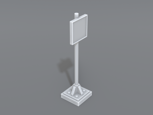 road signs 3D 프린트 모델