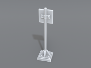 road signs 3D 프린트 모델