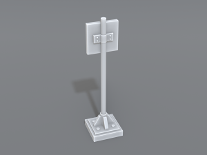 road signs 3D 프린트 모델