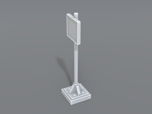 road signs 3D 프린트 모델