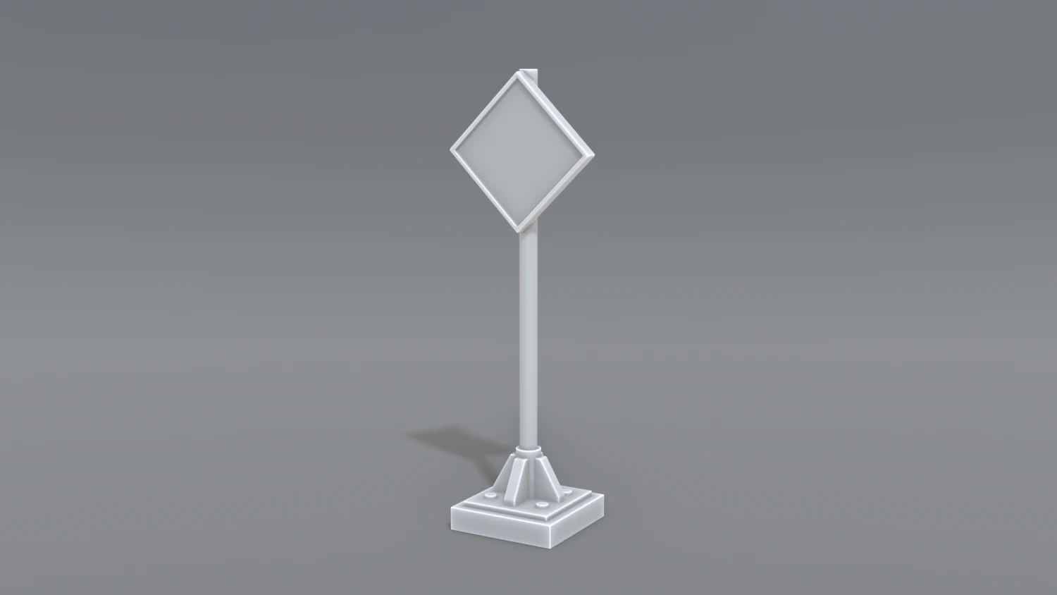 road signs 3D Print Model .c4d .max .obj .3ds .fbx .stl .blend 
