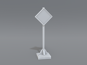 road signs 3D-printmodel