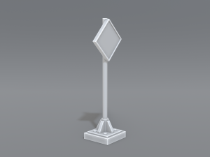 road signs 3D-printmodel