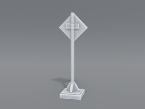 road signs 3D-printmodel