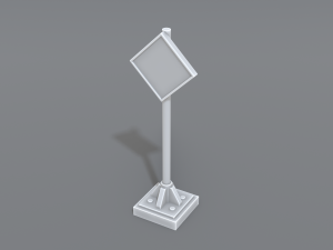 road signs 3D-printmodel