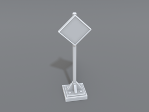 road signs 3D-printmodel