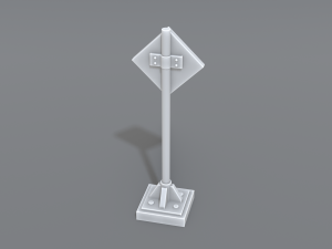road signs 3D-printmodel