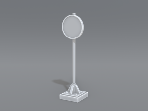 road signs 3D-printmodel