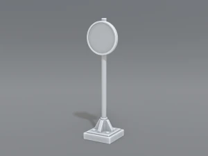 yol işaretleri 3D Baskı Modeli