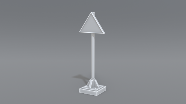 road signs 3Dプリントモデル .c4d .max .obj .3ds .fbx .stl .blend 