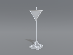 road signs 3D-printmodel