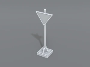 sinais de tr&acirc;nsito Modelo de Impressão 3D