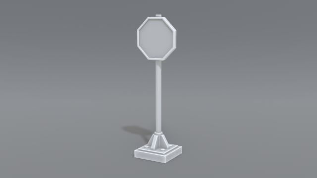 road signs 3D-Druckmodell .c4d .max .obj .3ds .fbx .stl .blend 