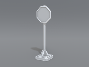 road signs Modelo de Impressão 3D