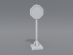 road signs 3D-Druckmodell