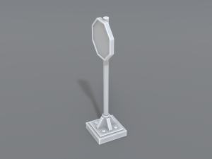 road signs 3D-Druckmodell