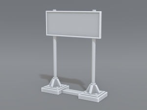 road signs 3D 打印模型