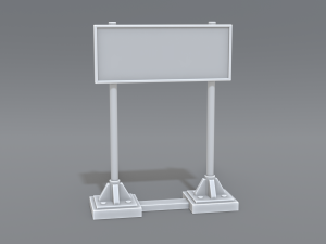 road signs 3D-printmodel