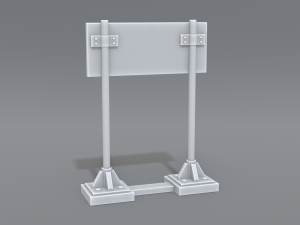 road signs 3D-printmodel
