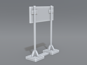 road signs 3D-printmodel