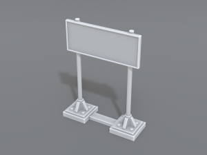 road signs 3D-printmodel