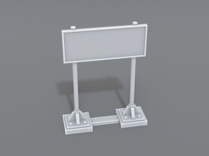 road signs 3D-printmodel