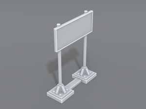 road signs 3D-printmodel