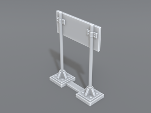 road signs 3D-printmodel