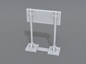 road signs 3D-printmodel