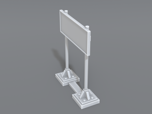 road signs 3D-printmodel