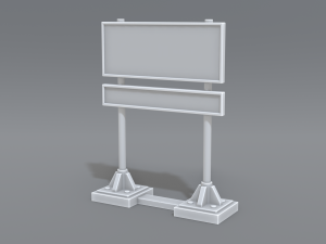 road signs 3D-printmodel