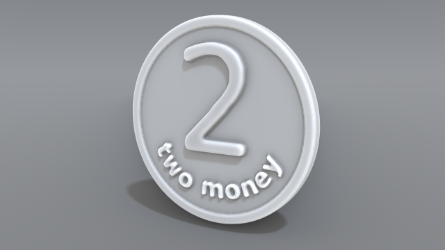 two money Modelo de impresión 3D .c4d .max .obj .3ds .fbx .stl .blend 