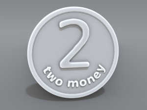 two money Modelo de impresión 3D