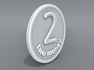 two money Modelo de impresión 3D