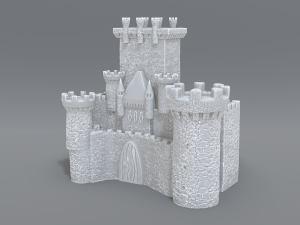 castle 3D Print Model
