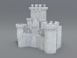 castillo Modelo de impresión 3D