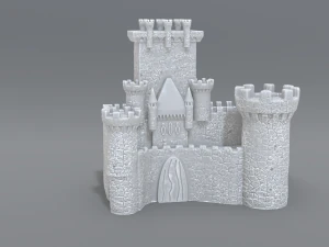 castle 3D Print Model