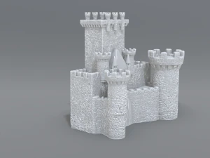 castle 3D Print Model
