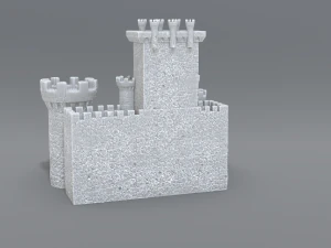 castle 3D Print Model