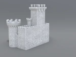 castle 3D Print Model
