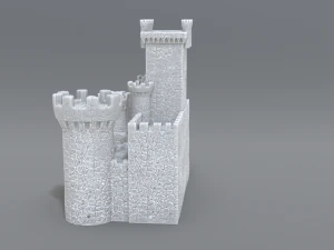 castle 3D Print Model