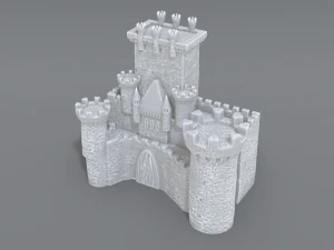 castle 3D Print Model