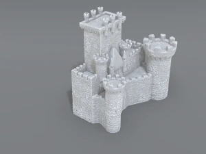 castle 3D Print Model