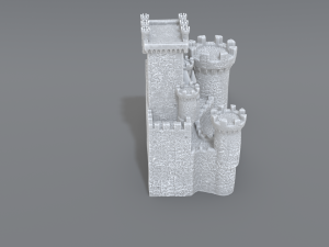 castle Model Cetak 3D