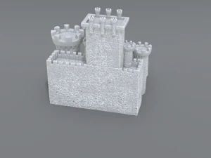 castle 3D Print Model