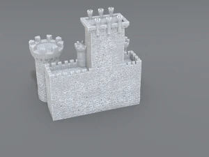 castle 3D Print Model